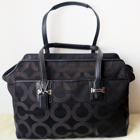 Coach Handbags - NWOT Coach Monogram Taylor Bag Black